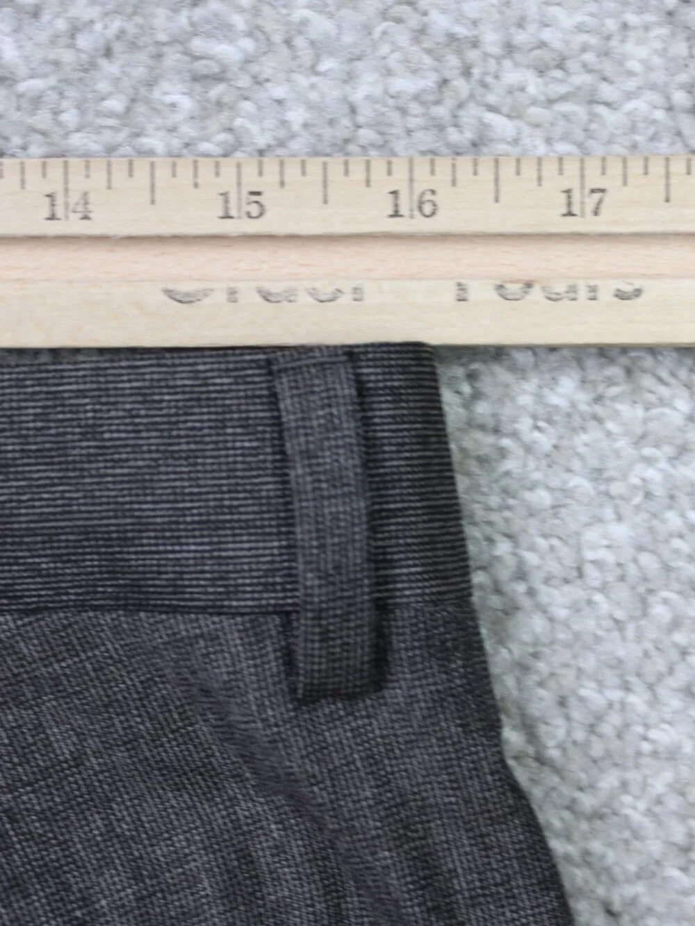 Brooks Brothers Pants Men 32x32 Gray 100% Wool Modern Fit Acetate Lined Straight